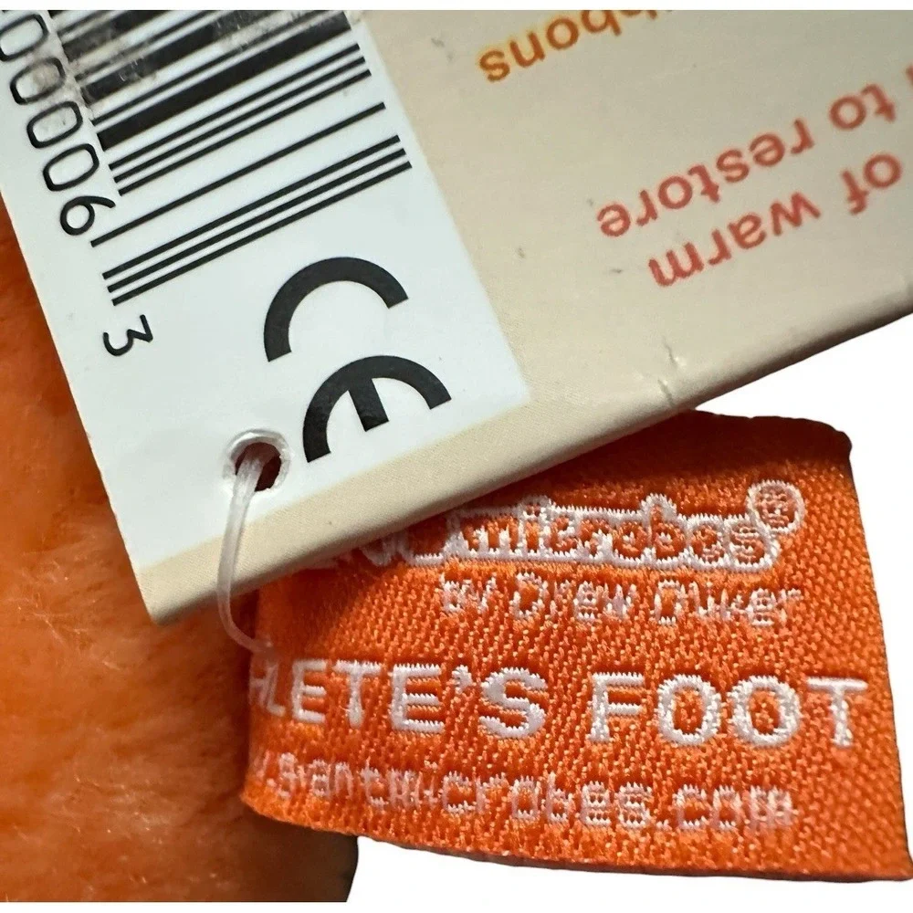 Giant Microbes Athletes‎ Foot Stuffed Plush Fungus Tinea Pedis Biology Science